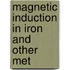 Magnetic Induction In Iron And Other Met