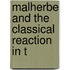 Malherbe And The Classical Reaction In T