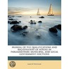 Manual Of The Qualifications And Registr door James W. Whitelaw