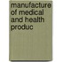 Manufacture of Medical and Health Produc