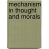 Mechanism In Thought And Morals door Onbekend
