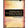 Meddelanden Af Societatis Pro Fauna Et F door Tionde Haftet.