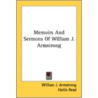 Memoirs And Sermons Of William J. Armstr door Onbekend