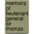 Memoirs Of Lieutenant General Sir Thomas