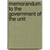 Memorandum To The Government Of The Unit by Iuliian Bachynskyi