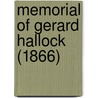 Memorial Of Gerard Hallock (1866) by Unknown