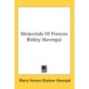 Memorials Of Frances Ridley Havergal door Onbekend