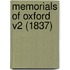 Memorials Of Oxford V2 (1837)