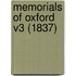 Memorials Of Oxford V3 (1837)