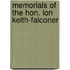 Memorials Of The Hon. Ion Keith-Falconer
