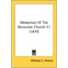 Memorials Of The Moravian Church V1 (187 door Onbekend
