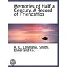 Memories Of Half A Century. A Record Of door R.C. Lehmann