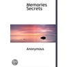 Memories Secrets door Onbekend