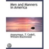 Men And Manners In America by Unknown