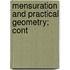 Mensuration And Practical Geometry; Cont