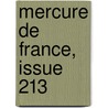 Mercure De France, Issue 213 door Onbekend