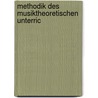 Methodik Des Musiktheoretischen Unterric by Salomon Jadassohn