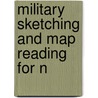 Military Sketching And Map Reading For N door Reginald Francis Legge