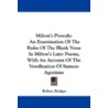 Milton's Prosody: An Examination Of The door Robert Bridges