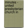 Minutes - United Presbyterian Church In door Onbekend