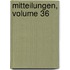 Mitteilungen, Volume 36