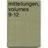 Mitteilungen, Volumes 9-12
