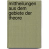 Mittheilungen Aus Dem Gebiete Der Theore door Oswald Heer