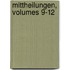 Mittheilungen, Volumes 9-12