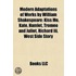 Modern Adaptations Of Works By William S