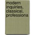 Modern Inquiries, Classical, Professiona