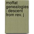 Moffat Genealogies : Descent From Rev. J