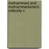 Mohammed And Mohammedanism, Critically C