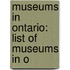 Museums In Ontario: List Of Museums In O