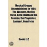 Musical Groups Disestablished In 1964: T door Onbekend