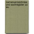 Namenverzeichniss Und Sachregister Zu Wu