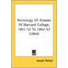 Necrology Of Alumni Of Harvard College door Onbekend