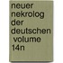 Neuer Nekrolog Der Deutschen  Volume 14n