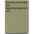 Niccolo Jommelli Als Opernkomponist: Mit