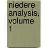 Niedere Analysis, Volume 1 door Hermann Schubert