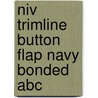 Niv Trimline Button Flap Navy Bonded Abc door Zondervan