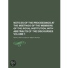 Notices Of The Proceedings At The Meetin door Royal Institution of Great Britain