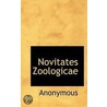 Novitates Zoologicae by Unknown