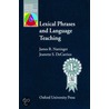 Oal: Lexical Phrases & Language Teaching door Jeanette S. DeCarrico