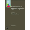 Oal:controversies In Applied Linguistics door Barbara Seidlhofer