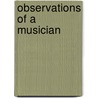 Observations Of A Musician by Louis Lombard