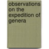 Observations On The Expedition Of Genera door J-Charles Laveaux