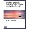 On The English Translations Of The Jmita door W.A. Copinger