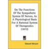 On The Functions Of The Sympathetic Syst door Onbekend