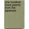 One Hundred More Poems from the Japanese door Kenneth Rexroth