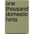 One Thousand Domestic Hints